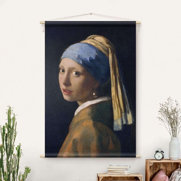 Arazzi da parete moderno Jan Vermeer Van Delft - La ragazza con l'orecchino di perla