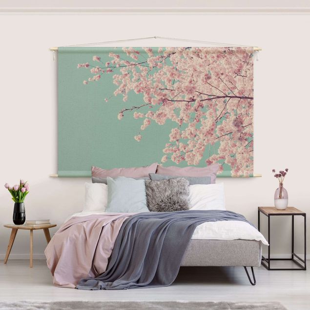 Arazzi da parete grande Fiore di ciliegio giapponese