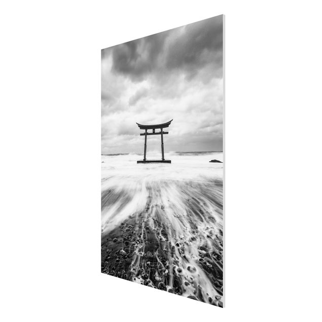 Stampa su Forex - Torii giapponese nel mare - Formato verticale 2:3
