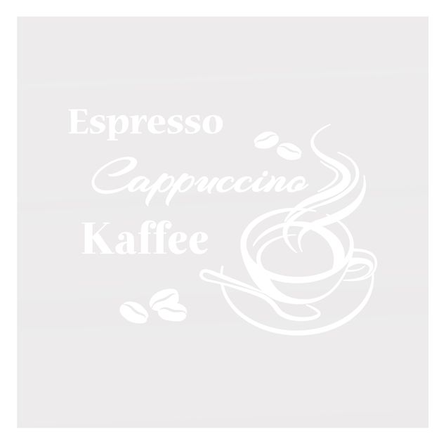 Pellicole per vetri - Pausa caffè - Espresso Cappuccino Caffè II