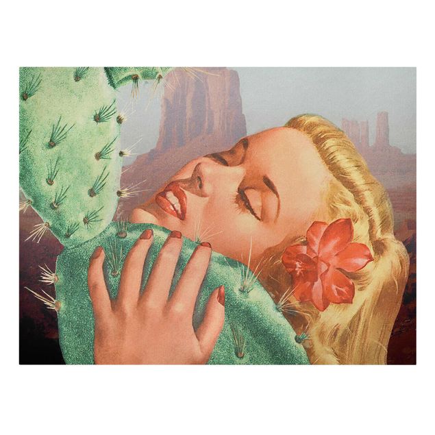 Stampa su tela - Amore per i cactus