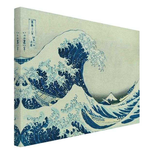 Quadri su tela - Katsushika Hokusai - La grande onda di Kanagawa un