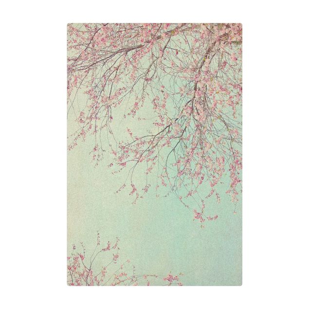 Tappetino di sughero - Nostalgia di fiori di ciliegio - Formato verticale 2:3