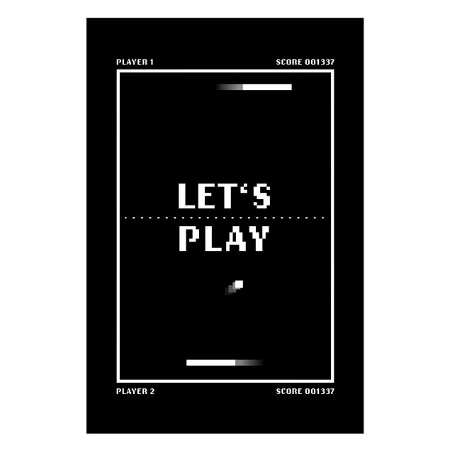 Lavagna magnetica - Videogioco classico in bianco e nero Let's Play - Formato verticale 2:3