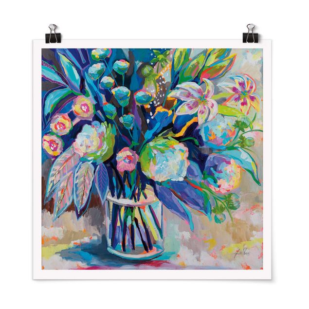 Poster riproduzione - Bouquet dai colori vivaci