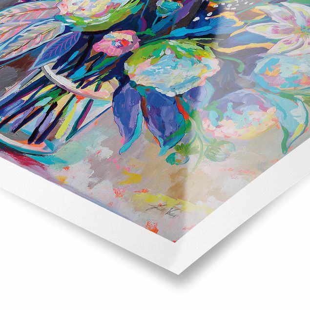 Poster riproduzione - Bouquet dai colori vivaci