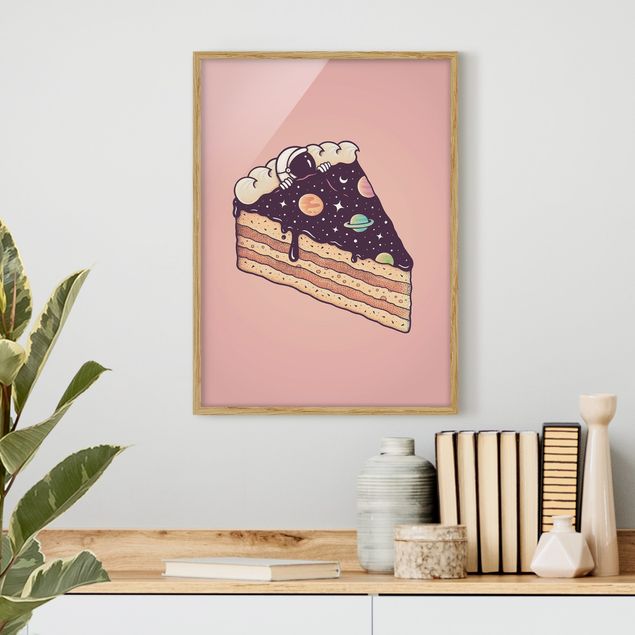 Poster con cornice - Torta cosmica