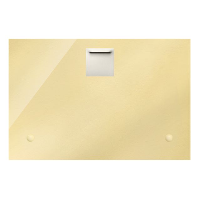 Quadro in vetro - Gru con piume dorate II - Formato orizzontale