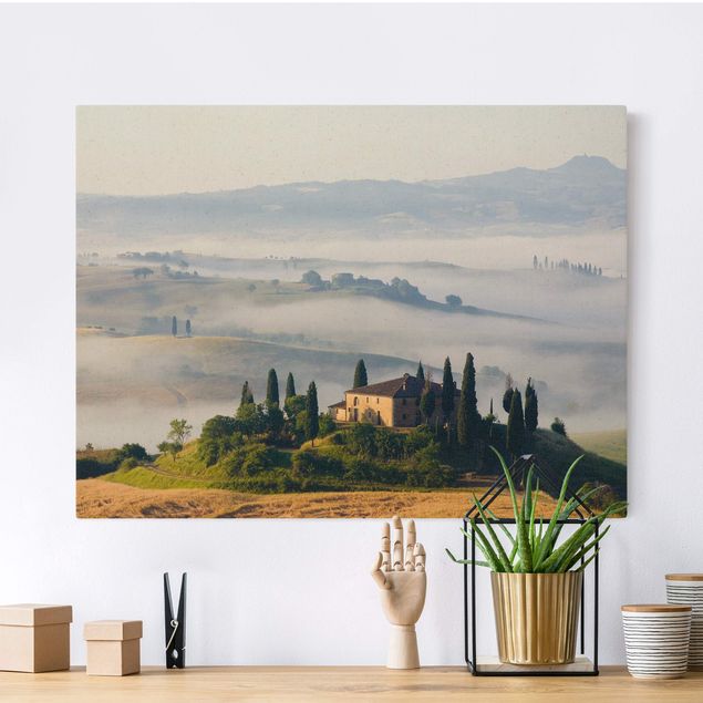 Stampe su tela paesaggio Tenuta di campagna in Toscana
