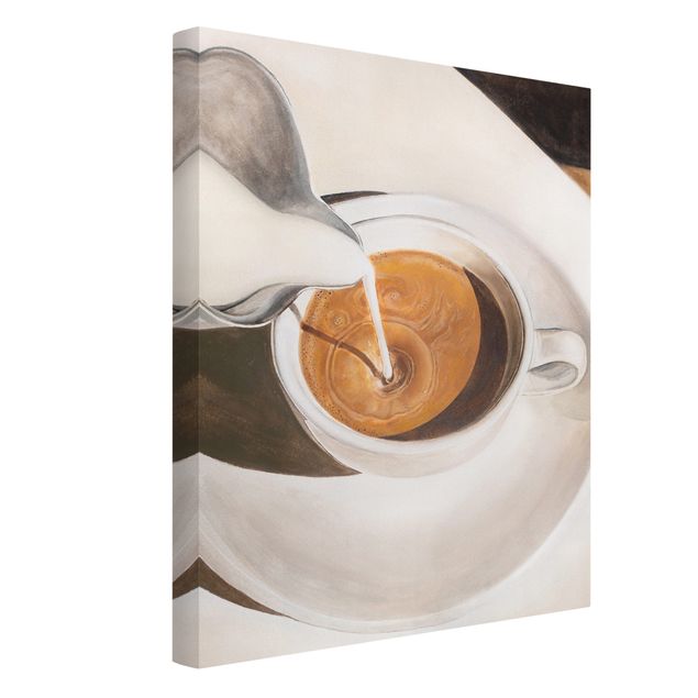 Stampa su tela - Latte Art - Formato verticale 3:4