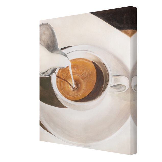 Stampa su tela - Latte Art - Formato verticale 3:4