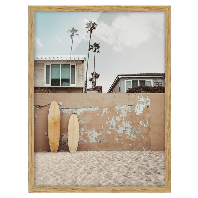 Poster con cornice - Vivi i tuoi sogni in California