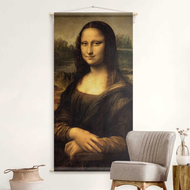 Arazzi da parete arte Leonardo da Vinci - Monna Lisa