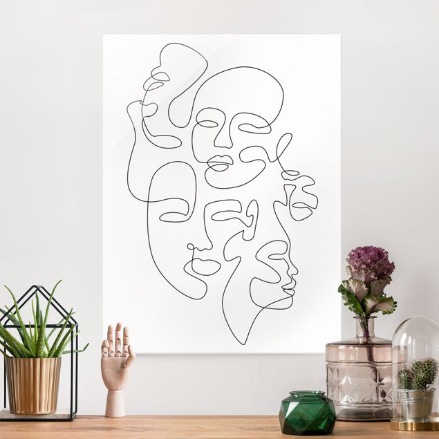 Madara Henina quadri Line Art - Faces All Around