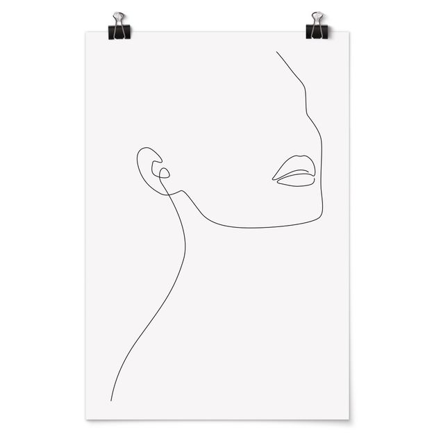 Poster riproduzione - Line Art - Bellezza minimalista