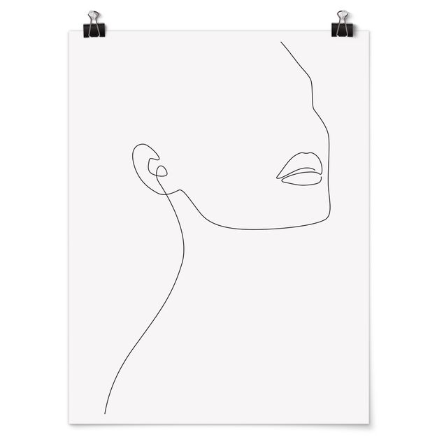 Poster riproduzione - Line Art - Bellezza minimalista