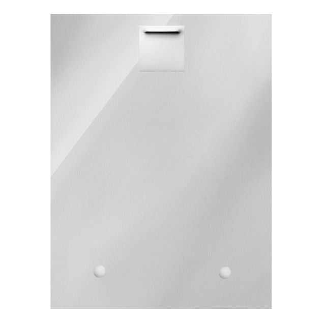 Quadro in vetro - Line Art volti delicati in bianco e nero - Formato verticale