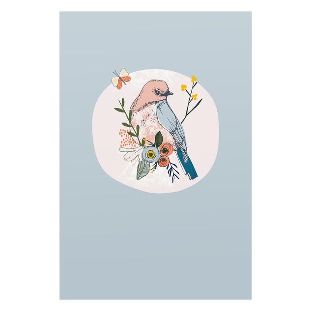 Decorazione per finestre - Lisa Dolson - Uccello in primavera II