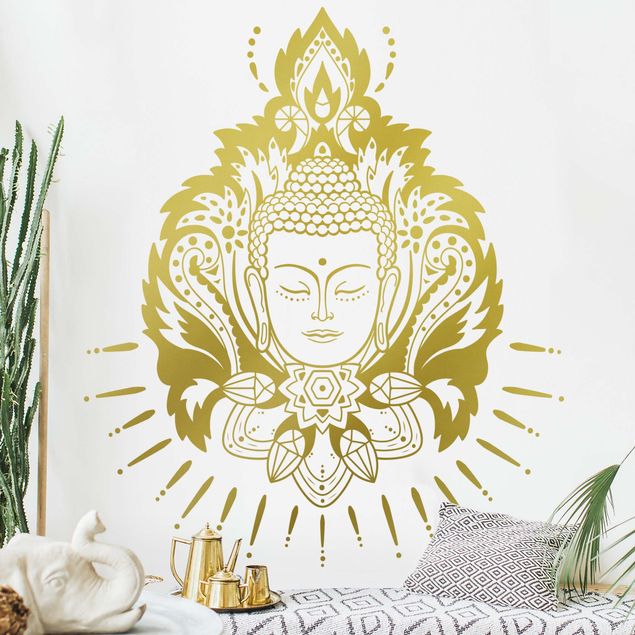 Adesivo murale - Lotus Buddha