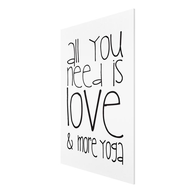 Stampa su Forex - Love and Yoga - Formato verticale 2:3
