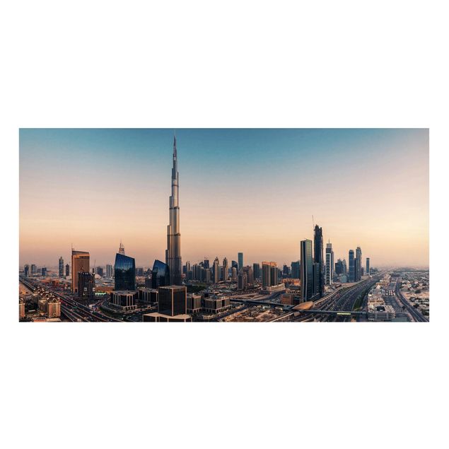 Lavagna magnetica - Serata A Dubai - Panorama formato orizzontale