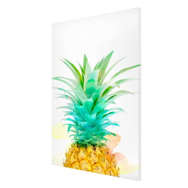 Lavagna magnetica - Pineapple Watercolor - Formato verticale 2:3