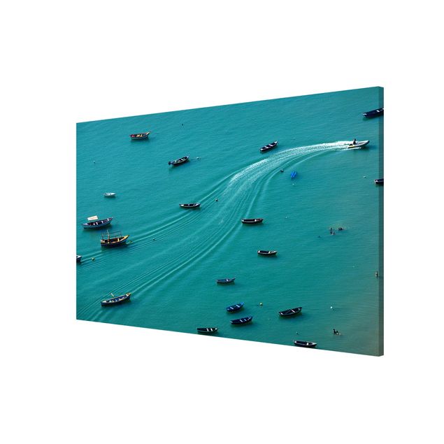 Lavagna magnetica - Pesca barche ancorate - Formato orizzontale 3:2