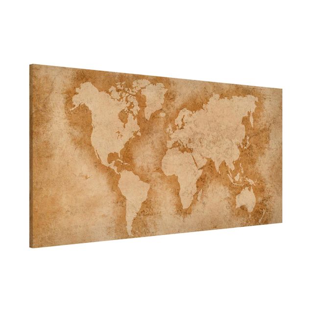 Lavagna magnetica per ufficio Mappa del mondo antico