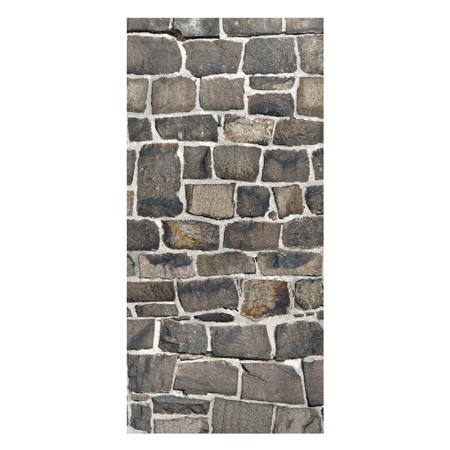 Lavagna magnetica - Crushed Stone Wallpaper Stone Wall - Panorama formato verticale