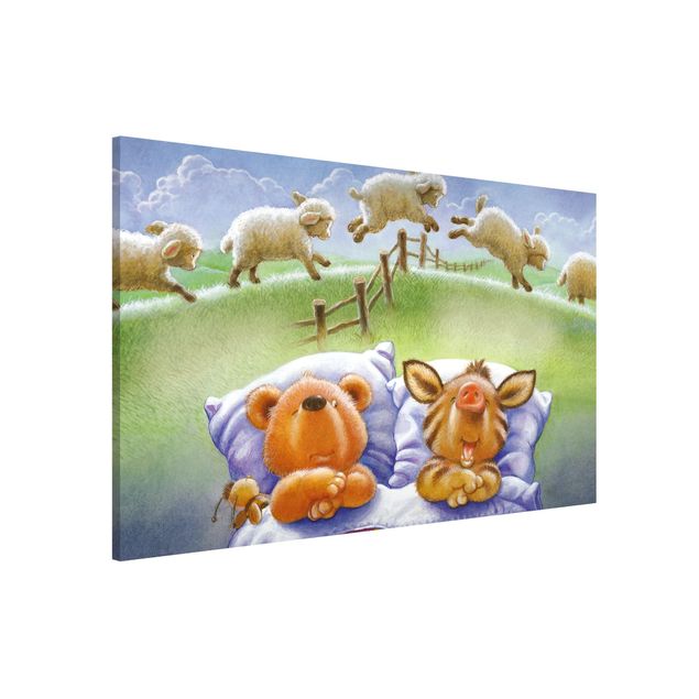 quadri con animali Orsetto Buddy - Counting Sheep