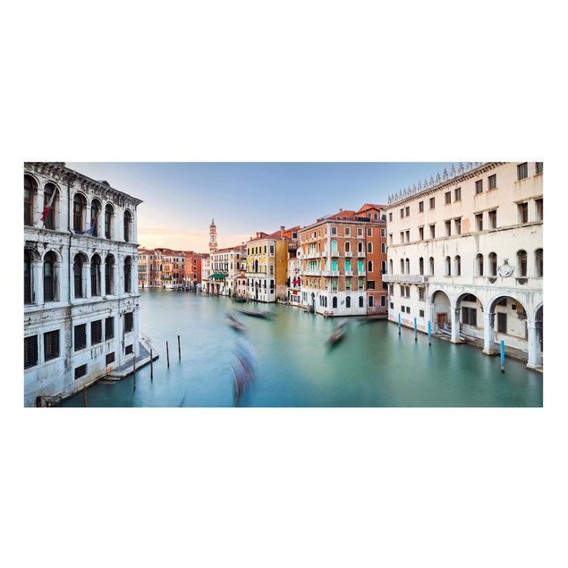Lavagna magnetica - Grand Canal View From The Rialto Bridge Venice - Panorama formato orizzontale