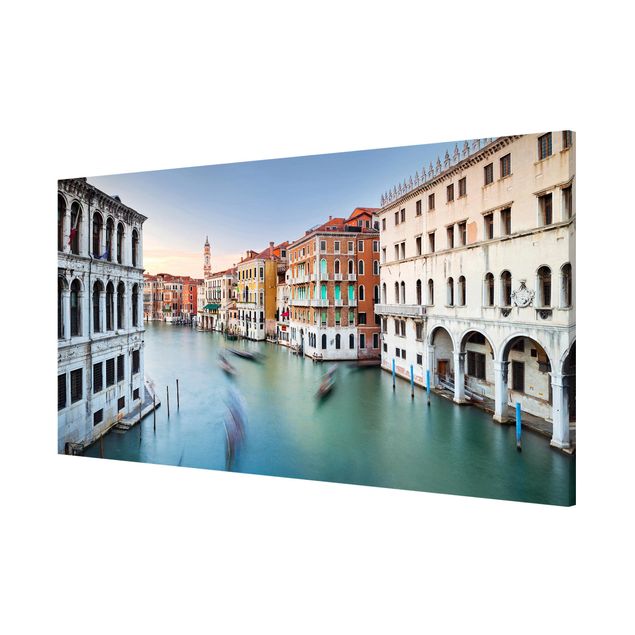 Lavagna magnetica - Grand Canal View From The Rialto Bridge Venice - Panorama formato orizzontale