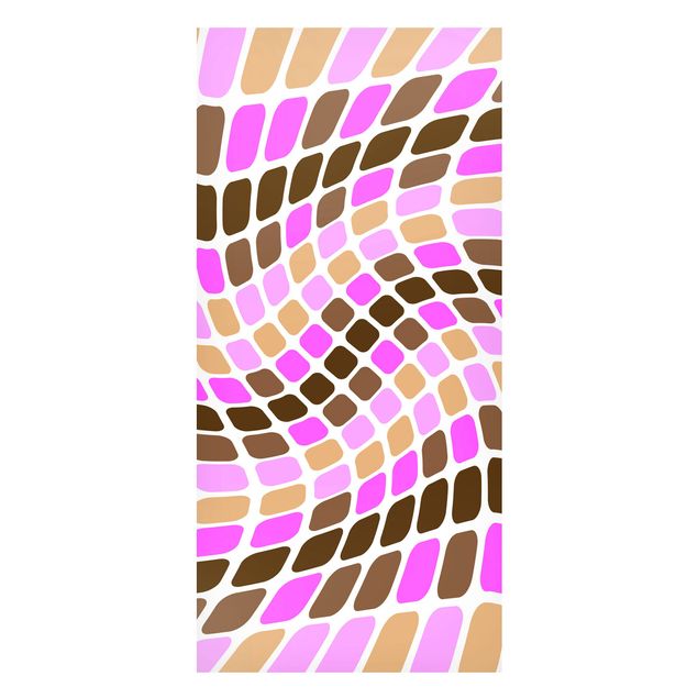 Lavagna magnetica - Dancing Squares - Panorama formato verticale