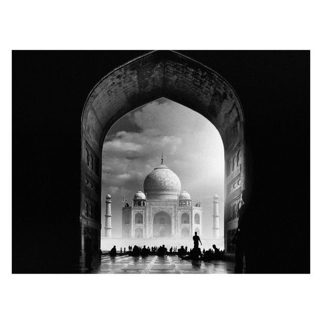 Lavagna magnetica nero La porta del Taj Mahal