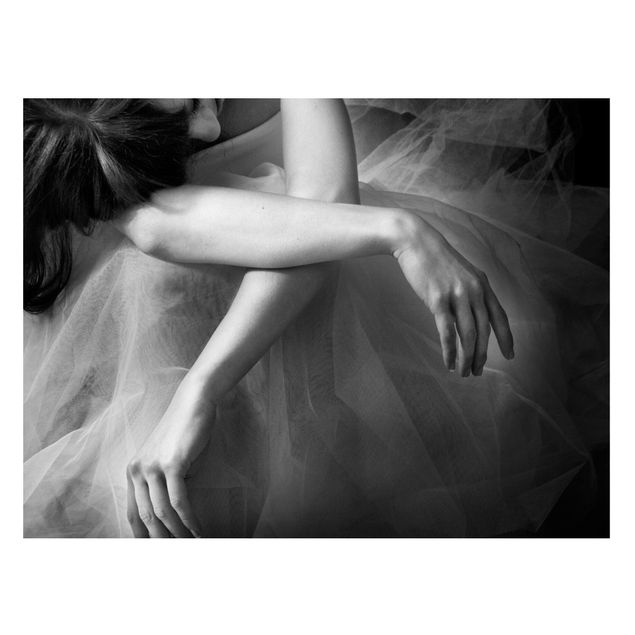 Lavagna magnetica nero Le mani di una ballerina