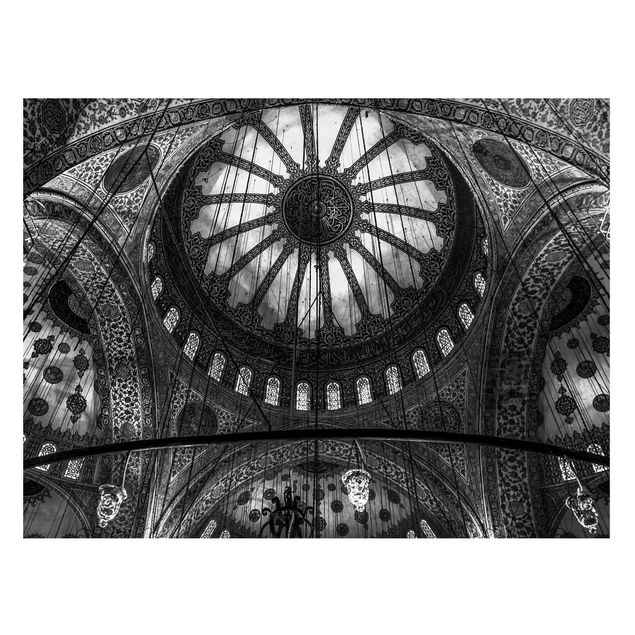 Lavagna magnetica nero Le cupole della Moschea Blu