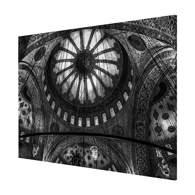 Lavagna magnetica - Le cupole della Moschea Blu - Formato orizzontale 3:4