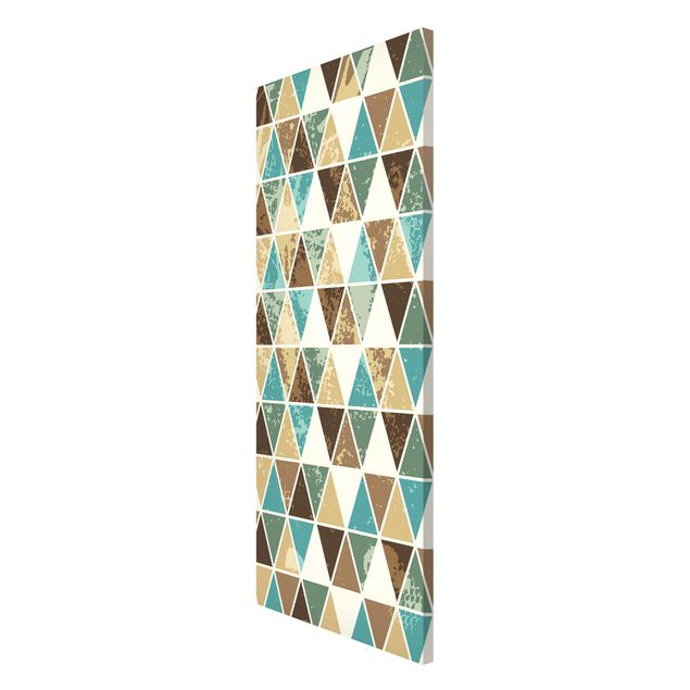 Lavagna magnetica - Triangle Repeat Pattern - Panorama formato verticale