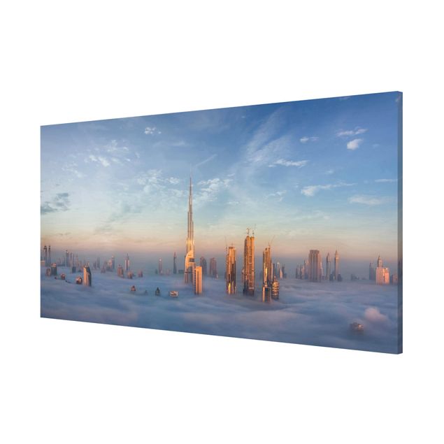 Lavagna magnetica - Dubai Sopra Le Nuvole - Panorama formato orizzontale