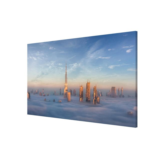 Lavagna magnetica - Dubai Sopra Le Nuvole - Formato orizzontale 3:2