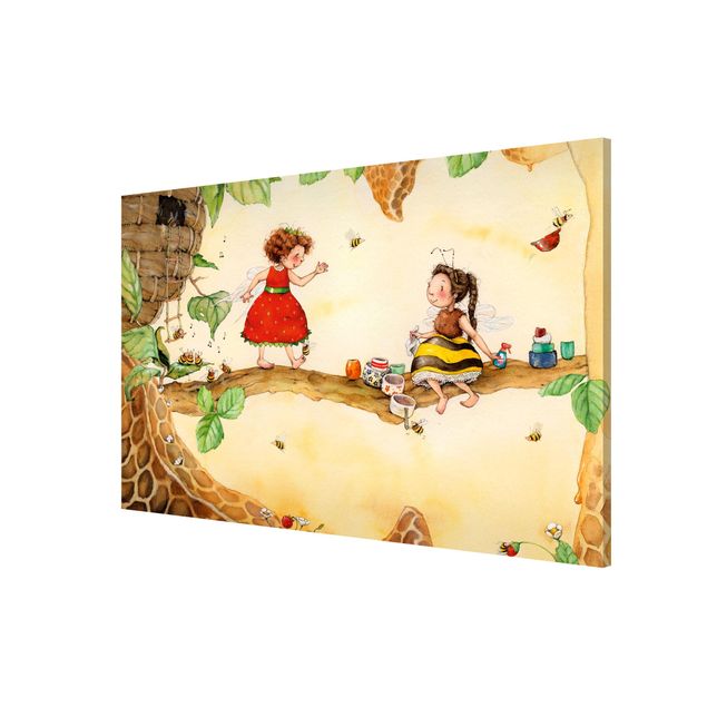 Lavagna magnetica - The Strawberry Fairy - With the Bee Fairy - Formato orizzontale 3:2