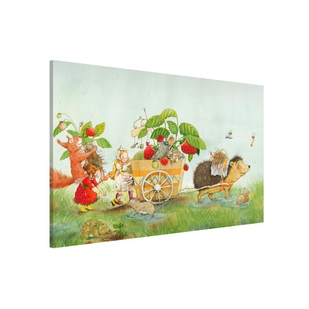 quadri con animali The Strawberry Fairy - Con il riccio