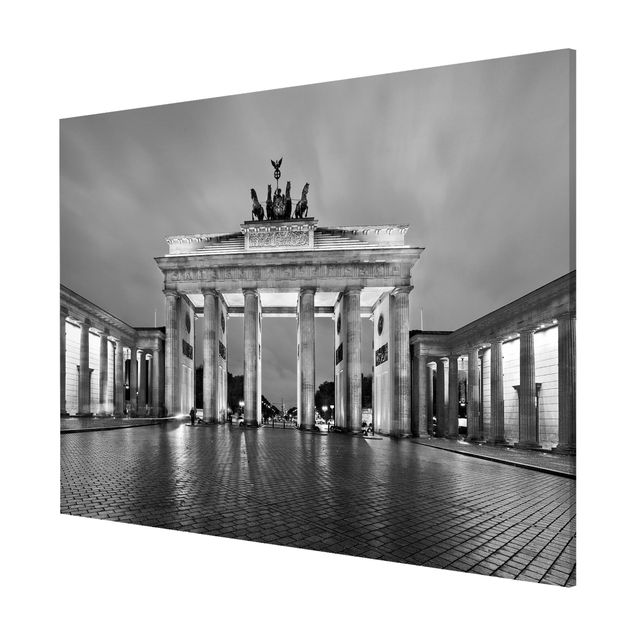 Lavagna magnetica - Illuminated Brandenburg Gate II - Formato verticale 4:3
