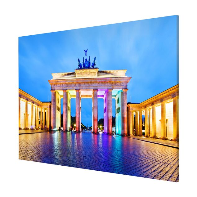 Lavagna magnetica - Illuminated Brandenburg Gate - Formato verticale 4:3