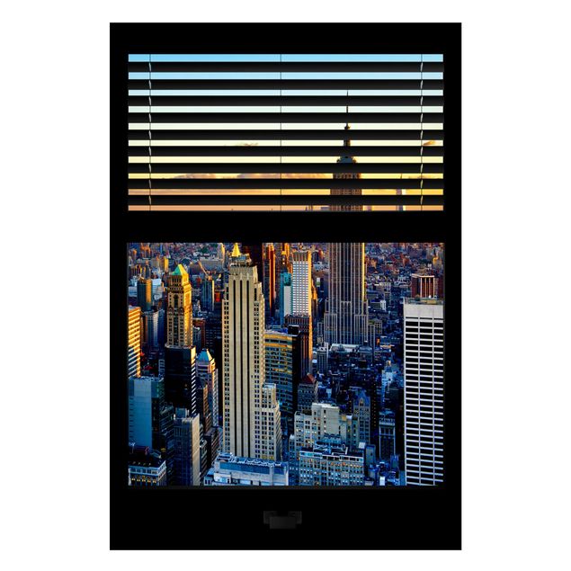 Riproduzioni di Philippe Hugonnard Tende a finestra - New York all'alba