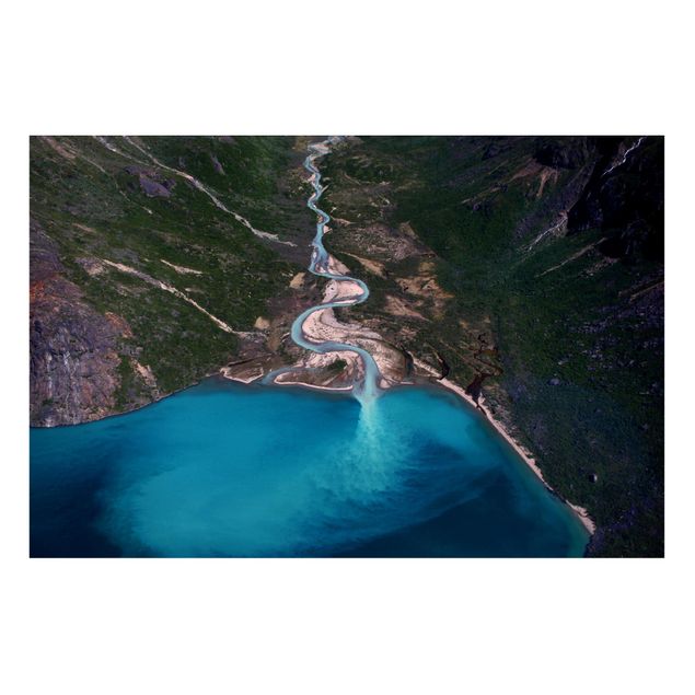 Lavagna magnetica - Fiume in Groenlandia - Formato orizzontale 3:2