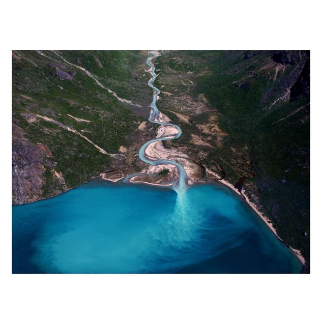 Lavagna magnetica - Fiume in Groenlandia - Formato orizzontale 3:4