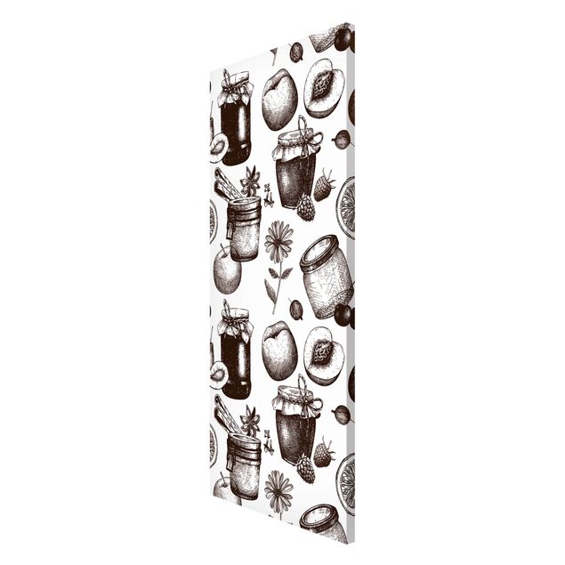 Lavagna magnetica - Fruit Jam - Panorama formato verticale