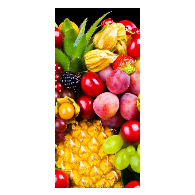 Lavagna magnetica - Fruit Bokeh - Panorama formato verticale