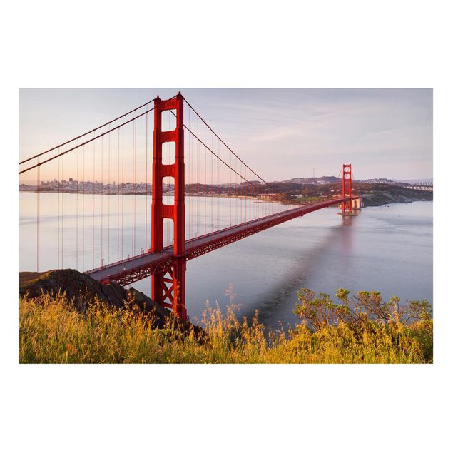 Lavagna magnetica - Golden Gate Bridge In San Francisco - Panorama formato orizzontale